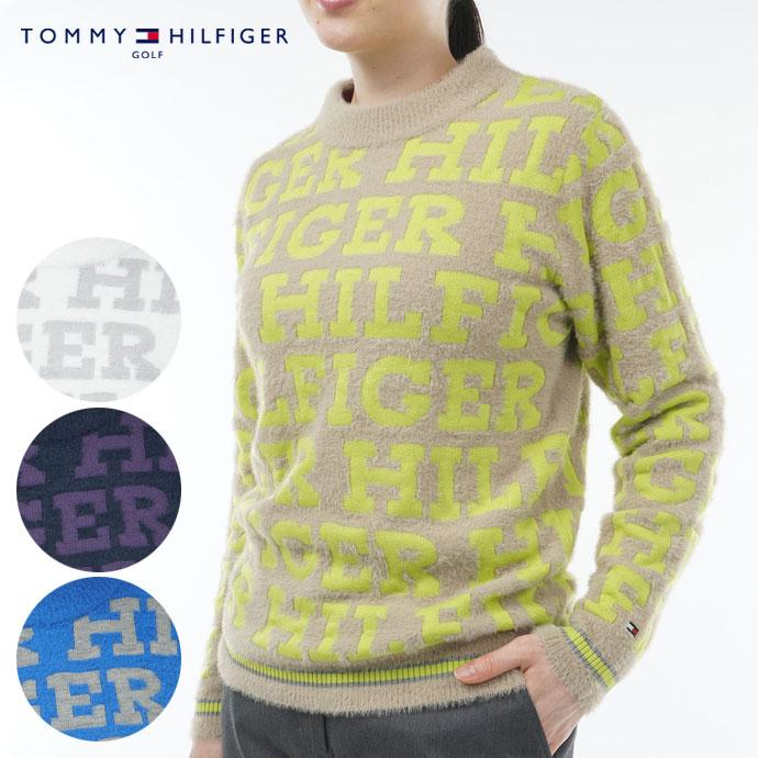 トミーヒルフィガー ゴルフ レディース トーナルロゴ ボトルネックセーター   GOLF THLA377 TOMMY HILFIGER GOLF（トミー ヒルフィガー ゴルフ） ゴルフ