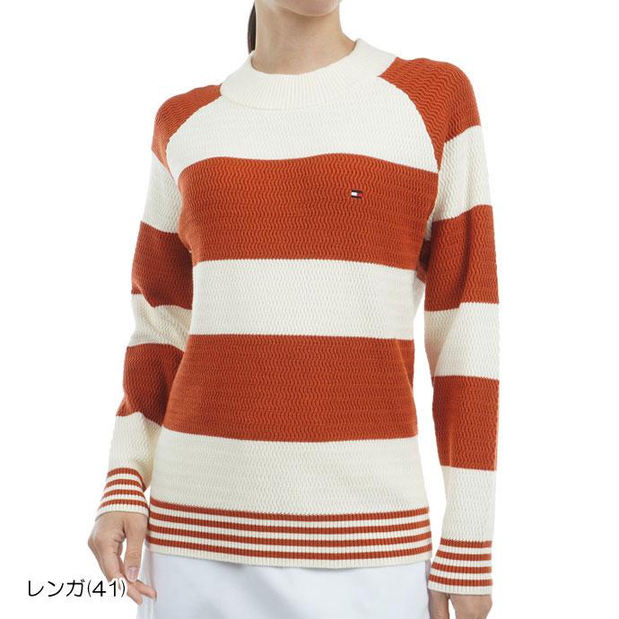 ゴルフウエア レディース/女性用 トミーヒルフィガー リンクスボ−ダ−ボトルネックセ−タ− THLA455_8