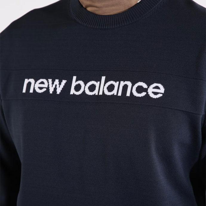 new balance golf レディース クルーネック ニット プルオーバー New Balance Golf ニット セーター 「new balance golf」ロゴ
