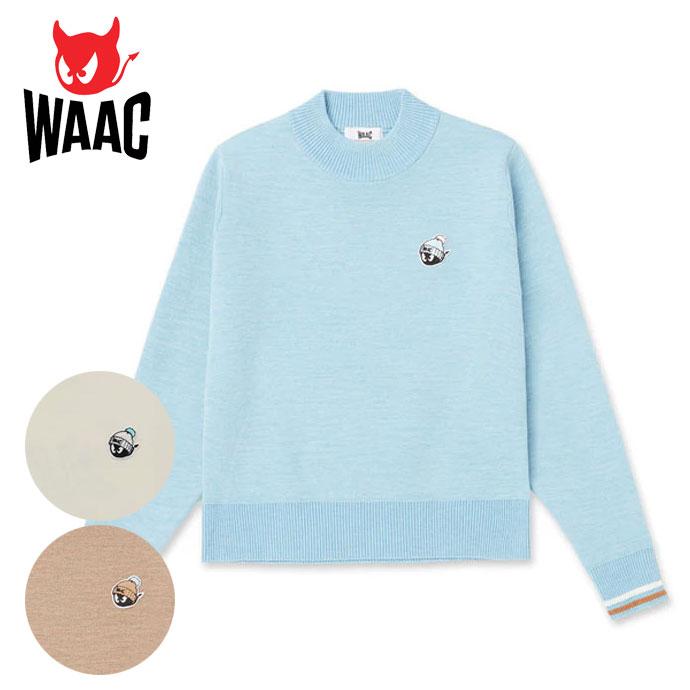 WAAC ゴルフ レディース ワック ニットプルオーバー 072254091 秋 冬