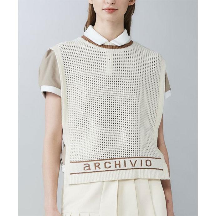 archivio（アルチビオ） ゴルフ レディース モールニットメッシュ
