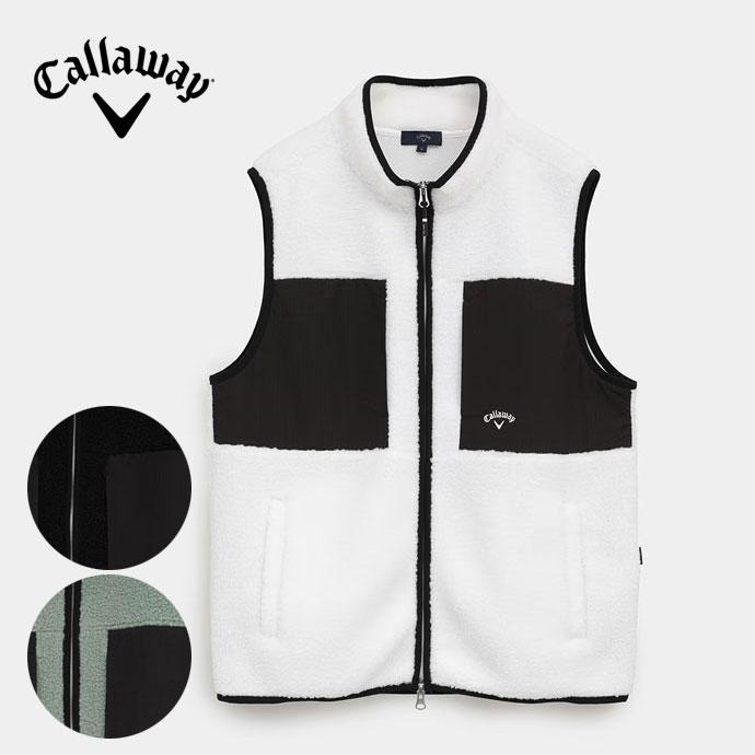 Callaway（キャロウェイ） ゴルフ メンズ ボアベスト C25216104 秋 冬