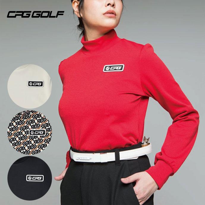 ♡シーピージー23年新作♡モックネック♡タグ付き CPG GOLF ベージュ