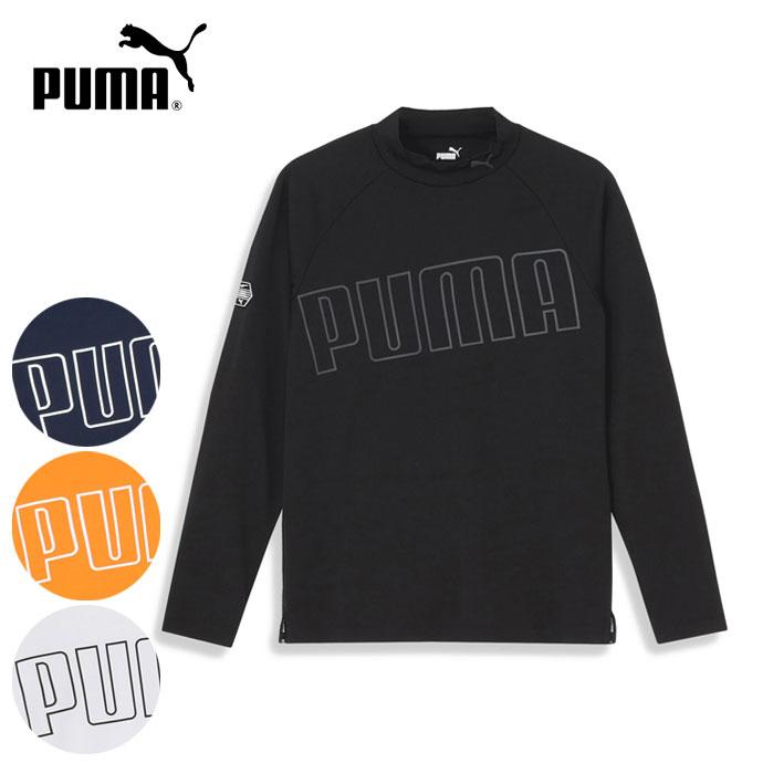 PUMA（プーマ） ゴルフ ストレッチカノコビッグPUMAロゴLSモック