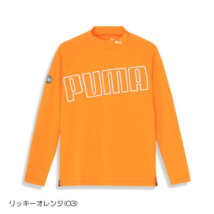 PUMA ゴルフ プーマ ストレッチカノコビッグPUMAロゴLS PUMA ゴルフ プーマ ストレッチカノコビッグPUMAロゴLS