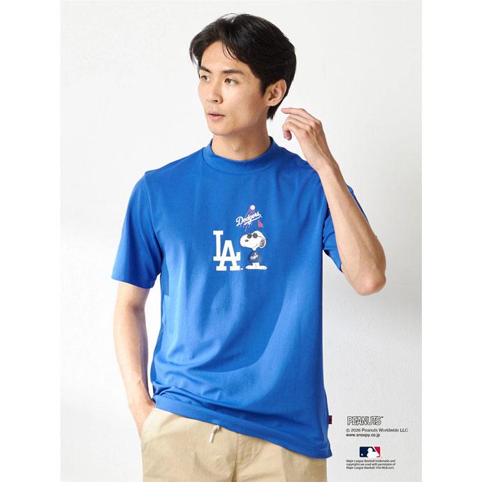ゴルフ メンズ マクレガー 【PEANUTS×MLB】コラボモックネックTシャツ