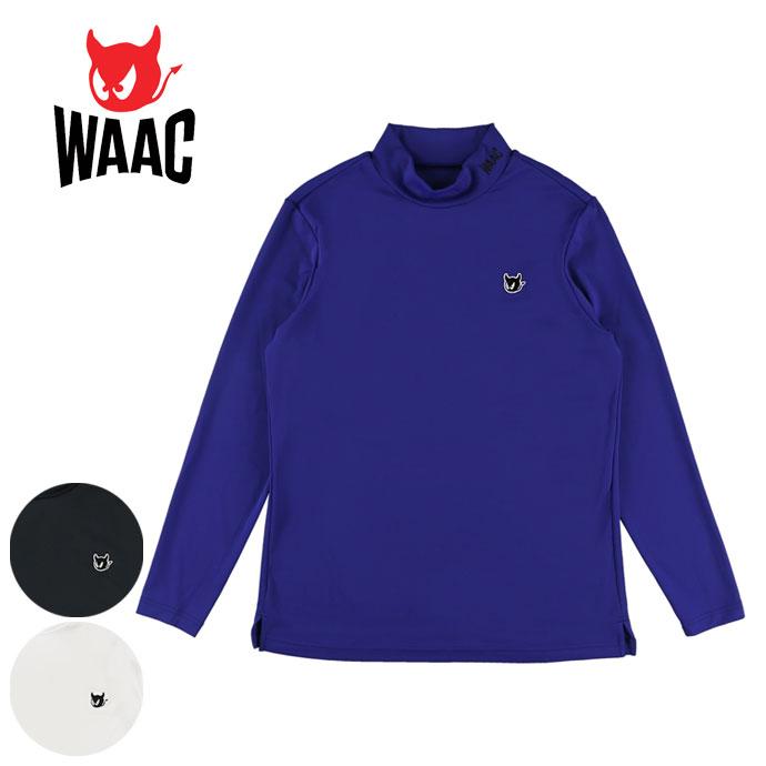 WAAC ゴルフウエア ワック ベーシックベア天竺長袖モックネック