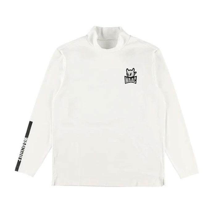 WAAC ゴルフ ワック ベーシック裏起毛ベア天竺長袖モックネック