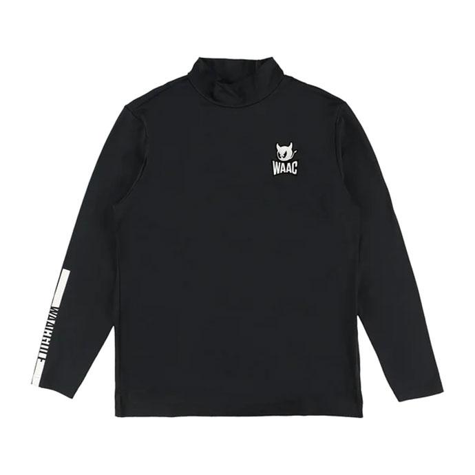 WAAC ゴルフ ワック ベーシック裏起毛ベア天竺長袖モックネック