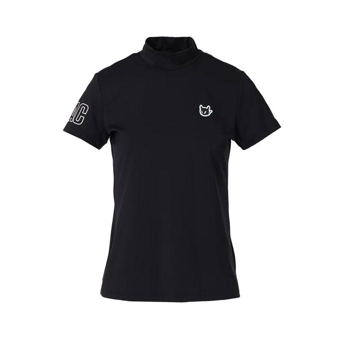 Waaac モックネックシャツ レディース 半袖 WAAC ゴルフ レディース ワック 半袖モックネックシャツ