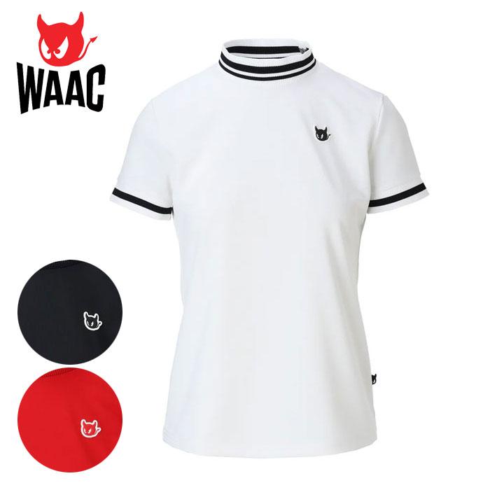 WAAC ゴルフ レディース ワック 半袖モックネック 072252073 春