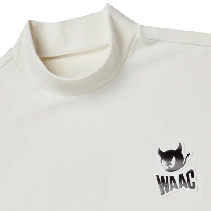 WAAC ゴルフウエア メンズ ワック 半袖モックネック 072254000 秋 冬