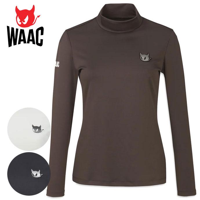 WAAC ゴルフ レディース ワック 長袖モックネック 072254062 秋 冬