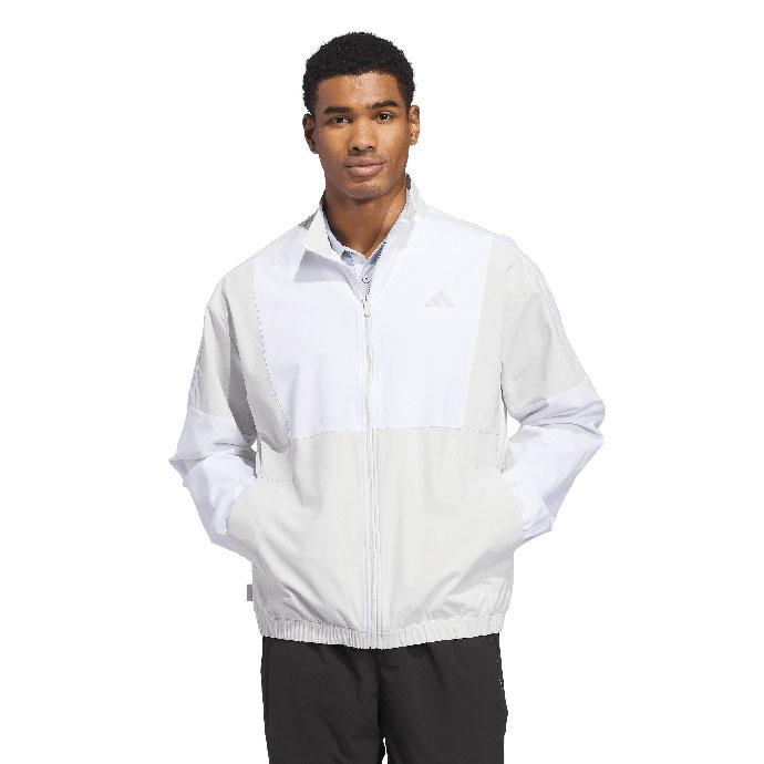 ゴルフ メンズ アディダス ビヨンド ザ コース TWISTWEAVE 撥水 カラーブロック フルジップ ジャケット 春 夏 26SS_5