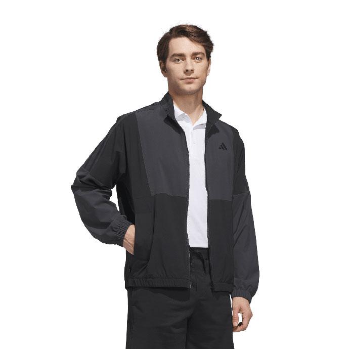 ゴルフ メンズ アディダス ビヨンド ザ コース TWISTWEAVE 撥水 カラーブロック フルジップ ジャケット 春 夏 26SS_6