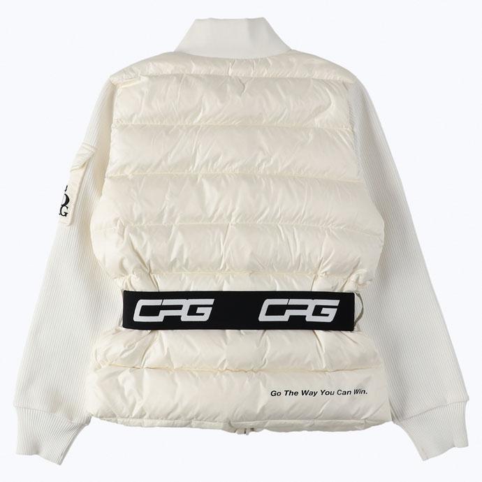 CPG GOLF スリーブニットダウンジャケット CPG GOLF（シーピージーゴルフ）の「スリーブニットダウンジャケット