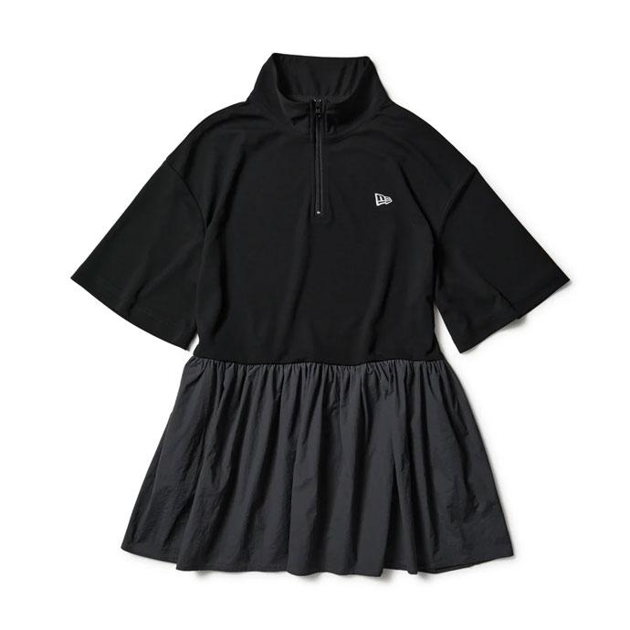 NEW ERA（ニューエラ） ゴルフ レディース GFW SS HALF ZIP TUNIC BLK