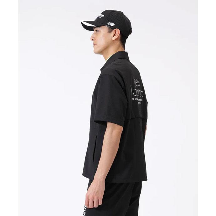 new balance ブラック ハーフジップ シャツ New Balance Golf（ニューバランスゴルフ） ゴルフウエア メンズ