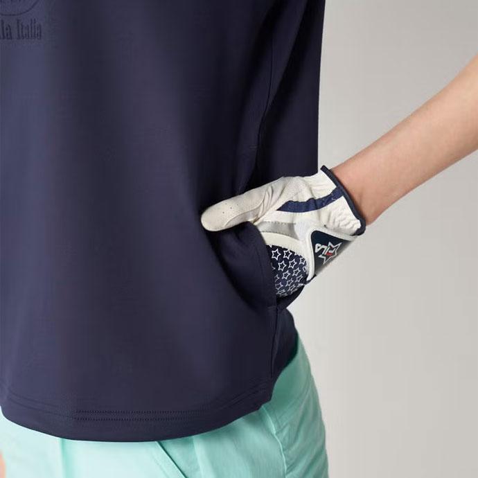 FILA GOLF ゴルフ レディース フィラ 半袖プルオーバーパーカー 春 夏