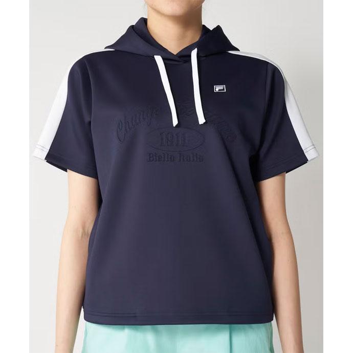 FILA GOLF ゴルフ レディース フィラ 半袖プルオーバーパーカー 春 夏