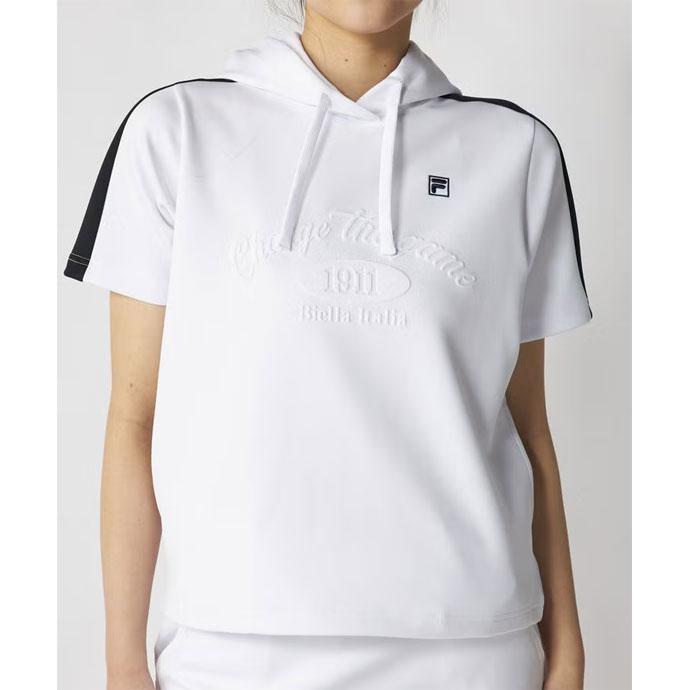 FILA GOLF ゴルフウエア レディース フィラ 半袖プルオーバーパーカー
