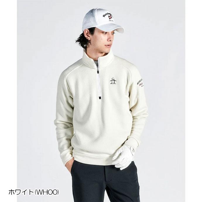 Munsingwear ゴルフ マンシング 吸湿発熱ハーフジップカットソー Munsingwear ゴルフ マンシング 吸湿発熱ハーフジップカットソー