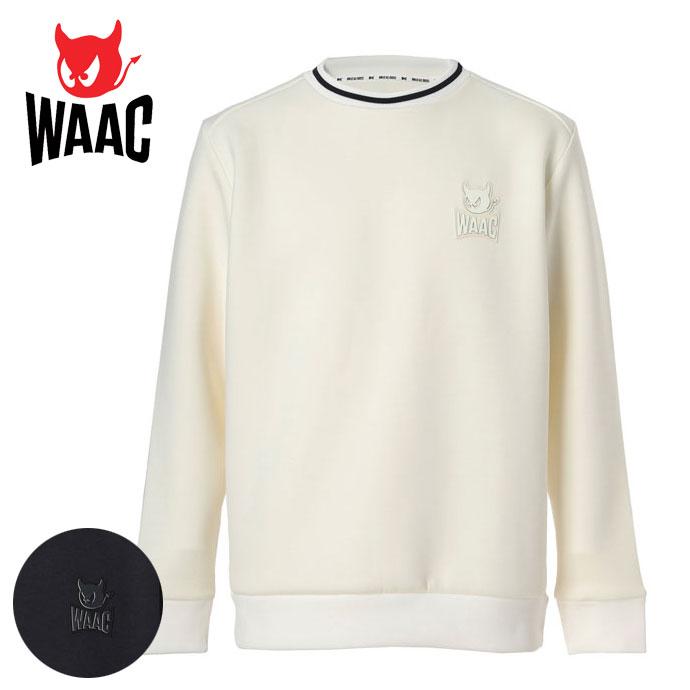 WAAC ゴルフウエア ワック ダンボールニット長袖スウェット 072244001