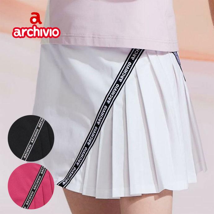 archivio（アルチビオ） ゴルフ レディース プリーツ切替ライン
