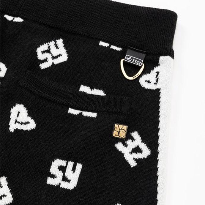 SY32 by SWEET YEARS ゴルフ レディース/女性用 SYロゴニット