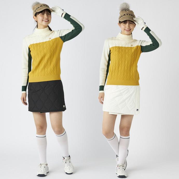 FILA GOLF ゴルフ レディース フィラ 中綿ラップスカート 795950 秋 冬