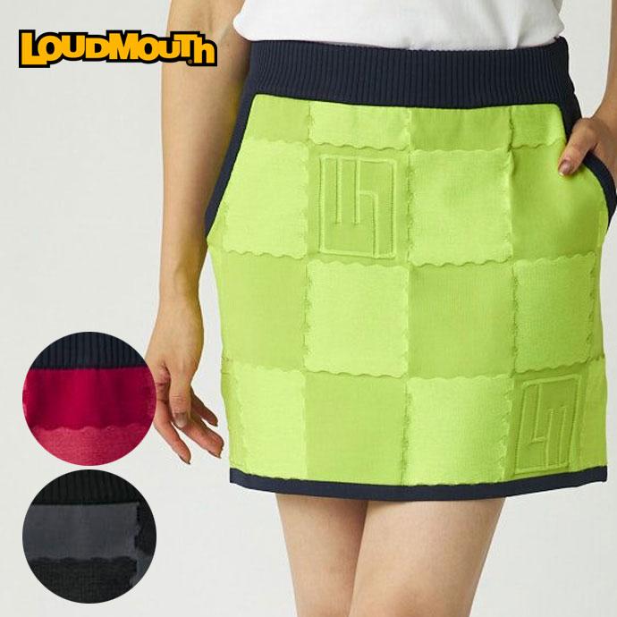 値下げ　新品　ラウドマウス スカート　ニット LOUDMOUTH（ラウドマウスゴルフ） ゴルフウエア レディース ラウド