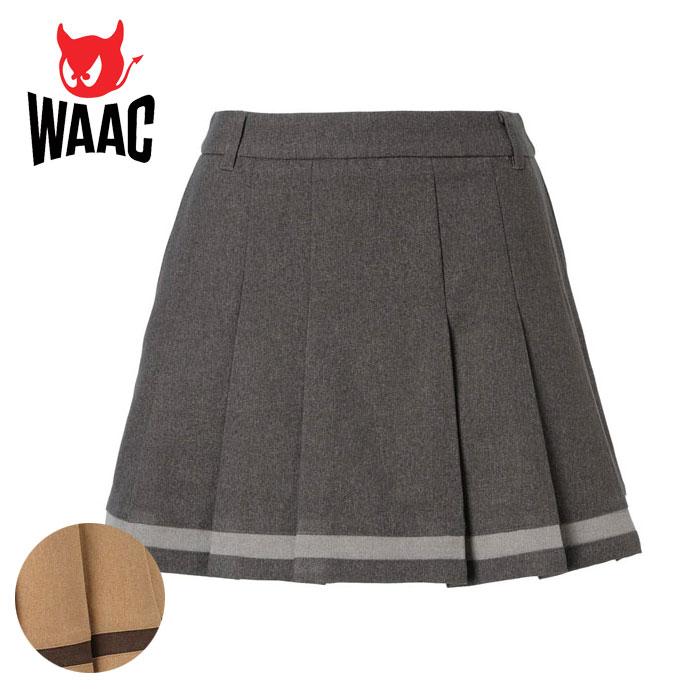 WAAC ゴルフウエア レディース/女性用 ワック ウールライクプリーツ