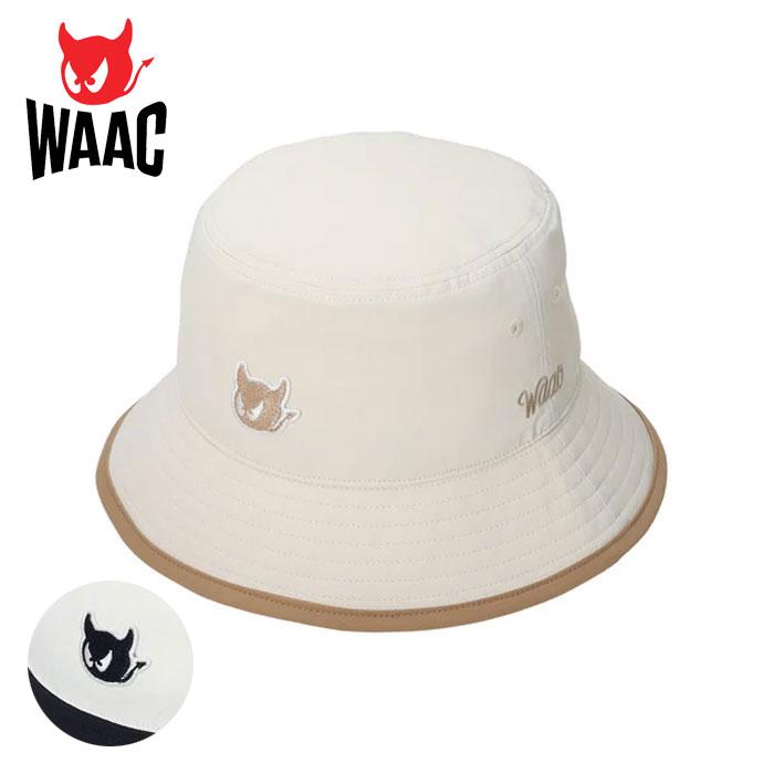 WAAC ゴルフウエア メンズ ワック バイカラーバケットハット 春 夏