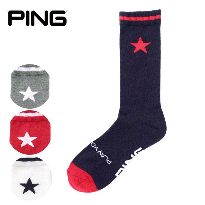 PING（ピン） ゴルフウエア 蓄熱系ミドルソックス 6213286809 : つるや