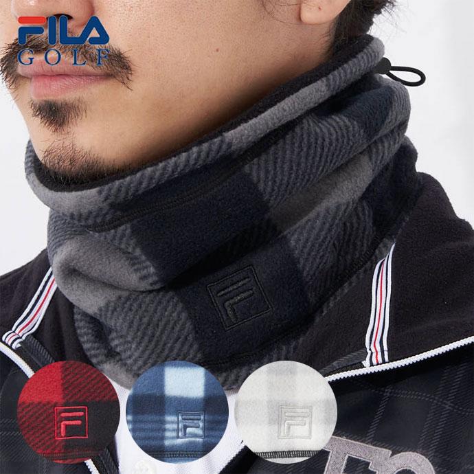 FILA GOLF ゴルフ メンズ フィラ その他 チェック柄ネックウォーマー