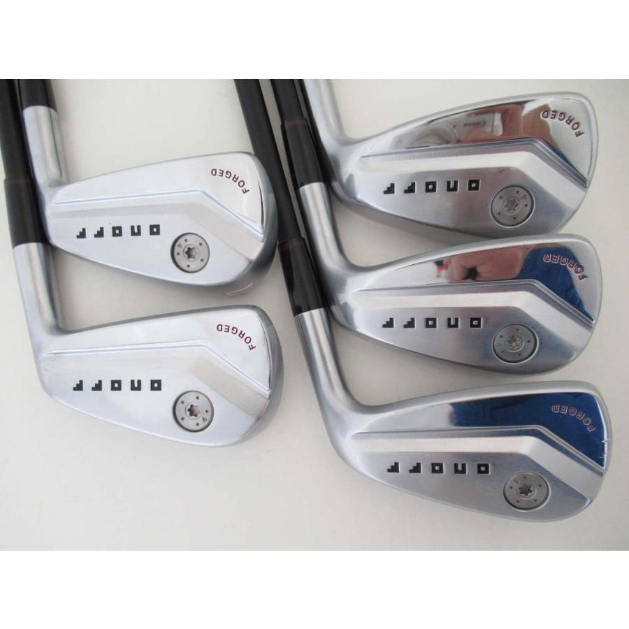 ONOFF KURO FORGED 2022 ゴルフアイアン5本 メンズ 右 S オノフ（ONOFF）（メンズ）ONOFF FORGED KURO アイアンセット5本 (6I