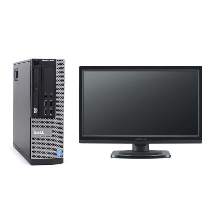 ポイント10倍 Windows7 Pro 64BIT DELL Optiplex 9020/7020/3020 SFF Core i3-4130 3.40GHz 16GB 新品SSD 240GB DVD Office付 24型液晶 中古パソコン