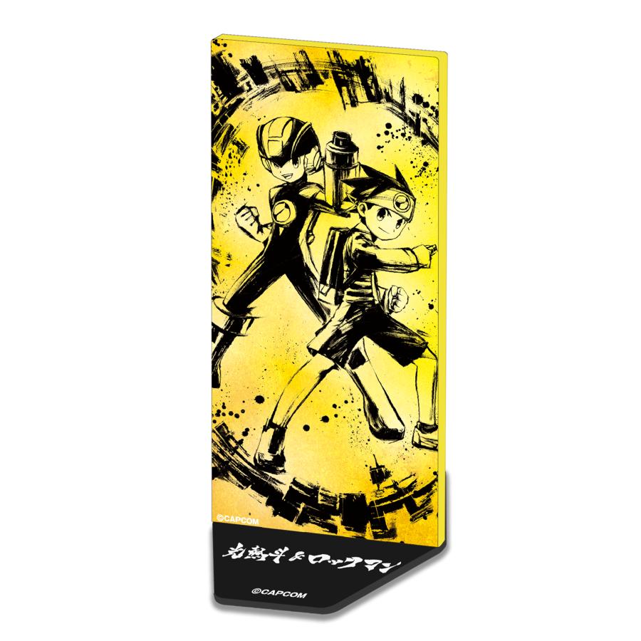 ロックマンエグゼ』×墨絵SHOP】墨絵立体屏風アクリルスタンド（全4種