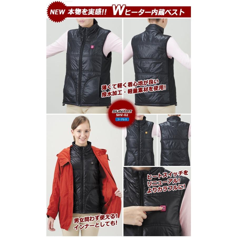ぬくさに首ったけ 電熱ベスト ヒーターベスト バッテリー付き 国内