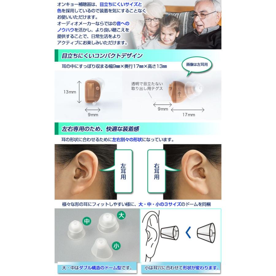 ONKYO（オンキヨー） 補聴器 オンキョー 耳穴式デジタル OHS-D21 両耳