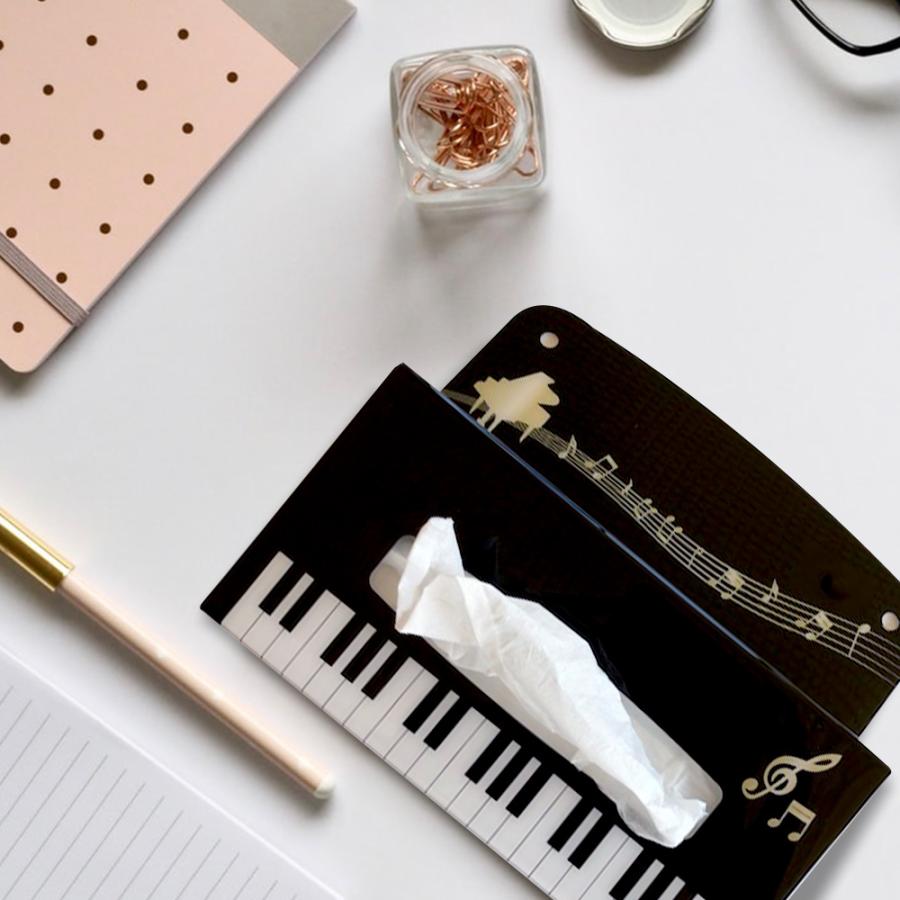 ティッシュケース 壁掛け ピアノ エレガント ティッシュボックス