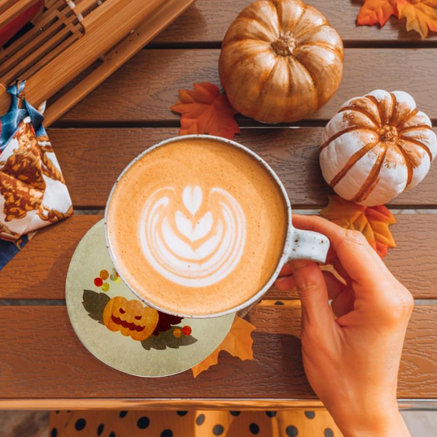 ハッピーハロウィン HappyHalloween コースター ハロウィン イラスト