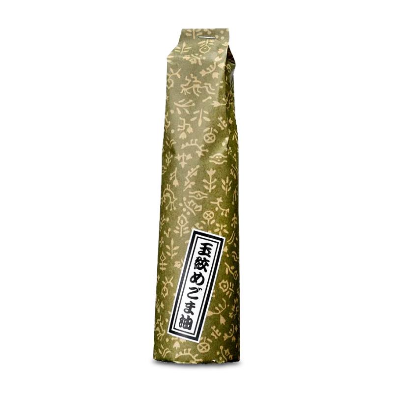 ごま油 ゴマ油 胡麻油 油茂製油 玉絞め一番搾りごま油 180g｜tsutsu-uraura｜02