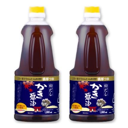 アサムラサキ 86％以上節約 白だしかき醤油 1L 売買 × 2本 1000ml