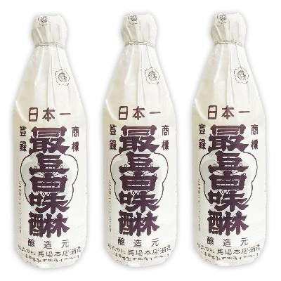 まみりん 最上白味醂 600ml × 3本 馬場本店酒造 : にっぽん津々浦々 - 通販