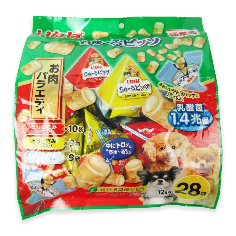 INABA ちゅ〜る いなば ちゅ〜るビッツ お肉バラエティ 犬 12g×28袋