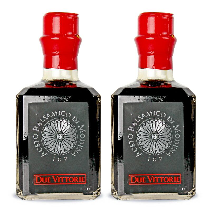 ドゥエ・ヴィットーリエ バルサミコ・ビネガー 250ml×2本 : にっぽん