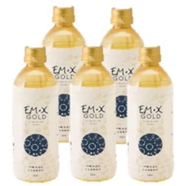 EM・X GOLD emxゴールド 栄養ドリンク 500ml ×5本　EMXゴールド　イーエムエックスゴールド｜tsutsu-uraura