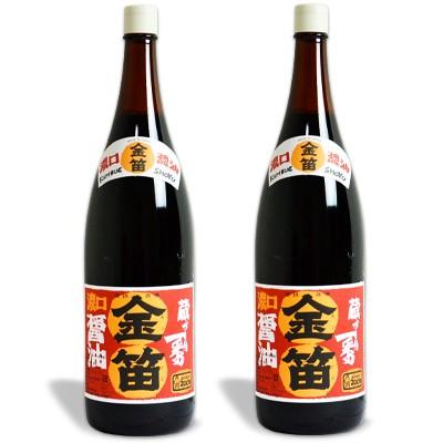 醤油 しょうゆ 濃口醤油 金笛しょうゆ 1.8L×2本 笛木醤油 こいくち 醤油 しょうゆ 一升瓶 爆買（Yahoo!・にっぽん津々浦々）