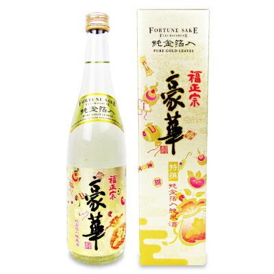 福光屋 福正宗 豪華 特撰純金箔入純米酒 720ml : にっぽん津々浦々
